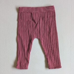anko ribbed knit sweater leggings rose pink 0-3 months baby girl